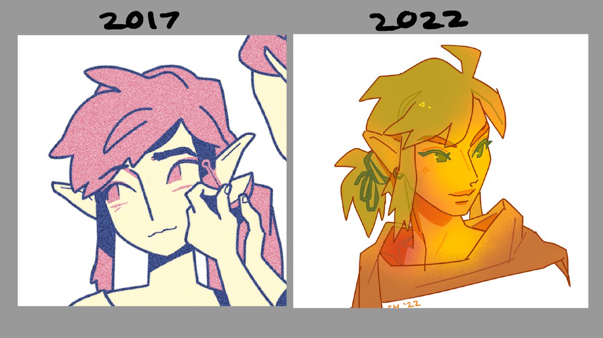 _icosa's tweet photo. #BotW5th Absolutely bonkers to think this game came out 5 years ago (although part of why it feels crazy is because two of those years are memory holes)
Fun to see what has and hasn't changed in 5ish with the way I draw Link ^^ https://t.co/HDBO6xVtgD