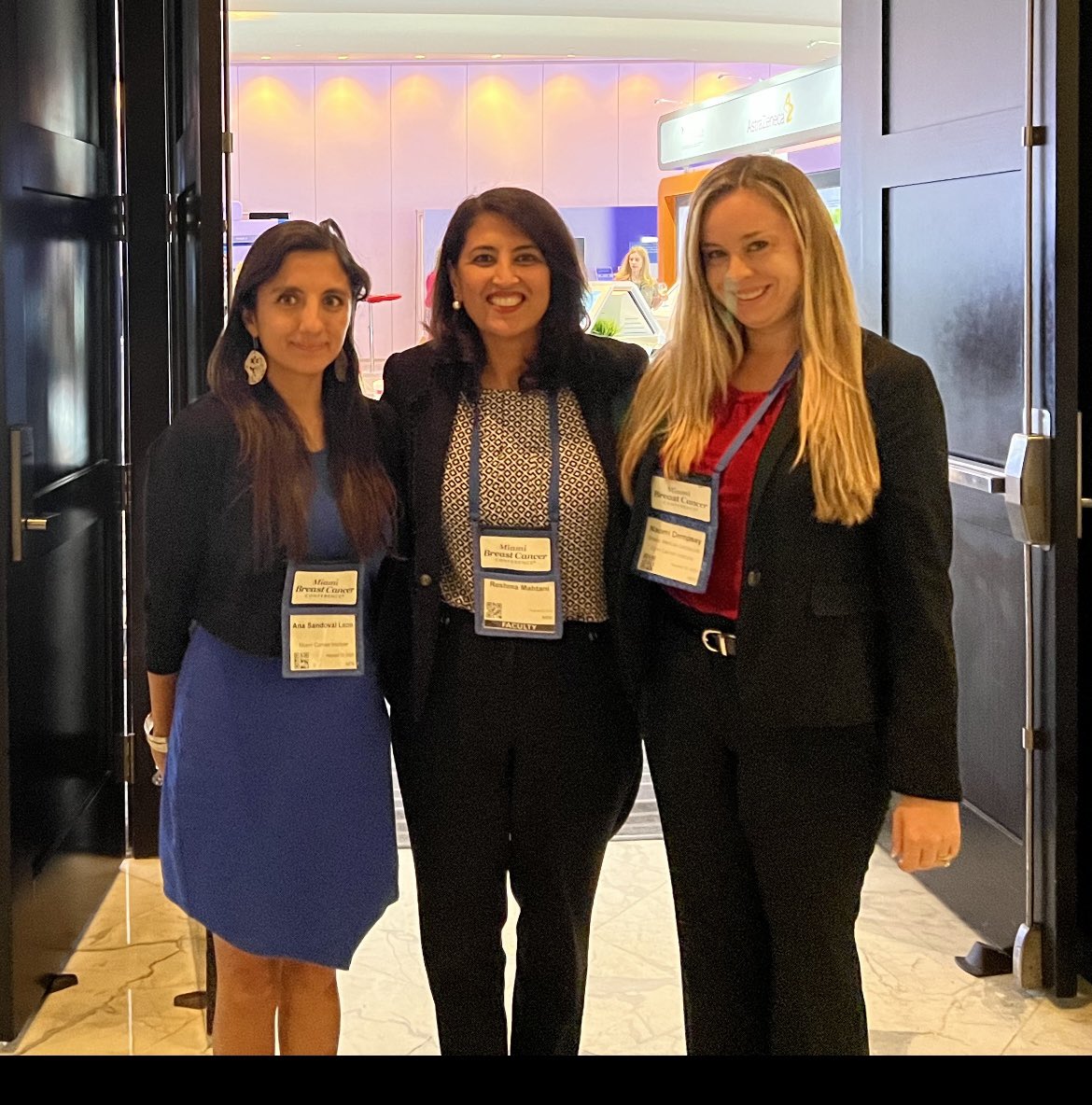 The future of #MedicalOncology looks bright with these brilliant #WomenInMedicine #WimStrongerTogether <a href="/NaomiDempseyMD/">Naomi Dempsey, MD</a> #AnaSandovalMD #MiamiBreast

<a href="/miamicancerinst/">Miami Cancer Institute Research</a> <a href="/BaptistHealthSF/">Baptist Health</a> <a href="/anneodeamd/">Anne O'Dea</a>