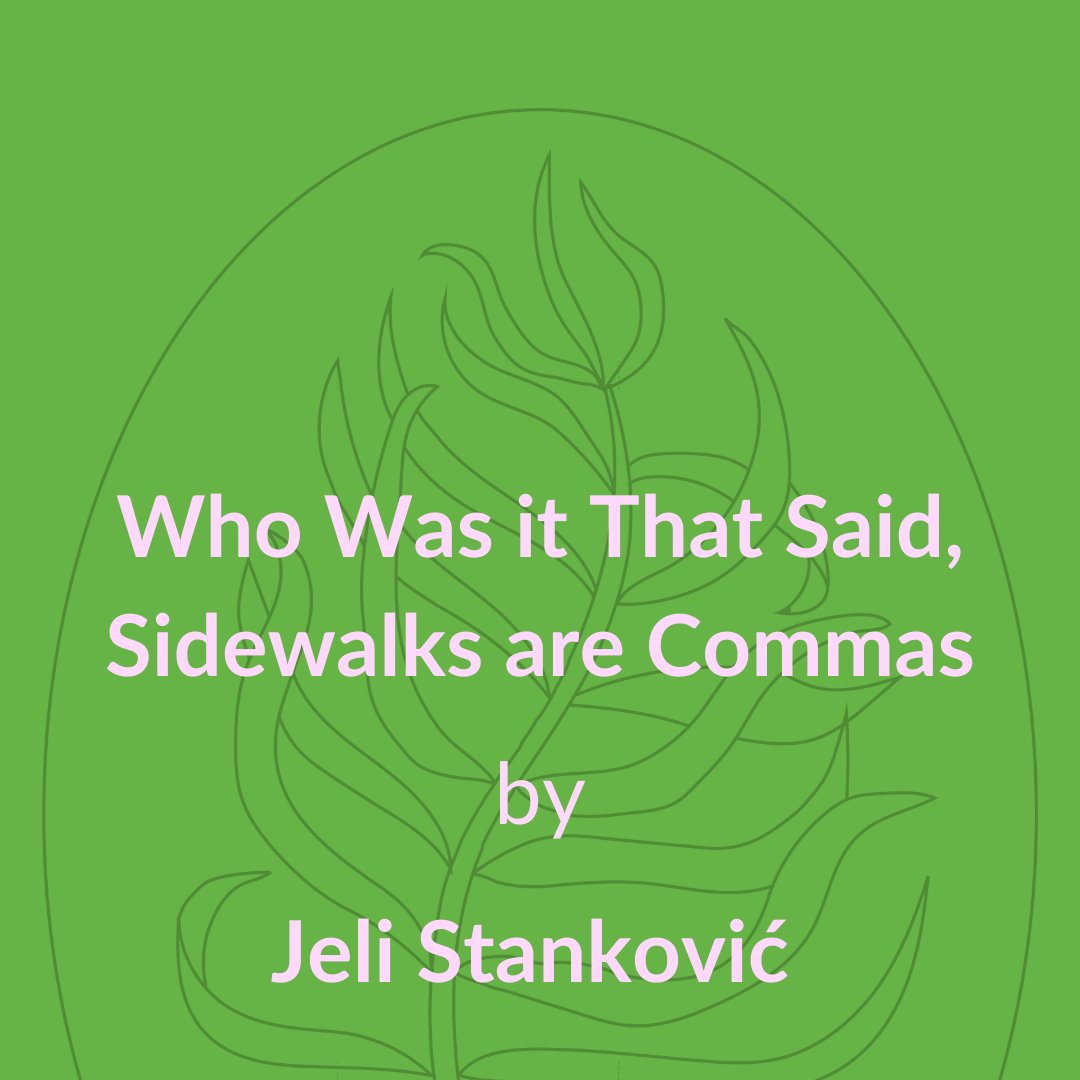 frondliterary's tweet photo. The time has come to say HI to issue 2.5!! 🤗 🌞 🌻 Today we’re publishing a fiction piece in three vignettes by Jeli Stanković! https://t.co/F3lpY119vD https://t.co/MmHMZX6SmJ