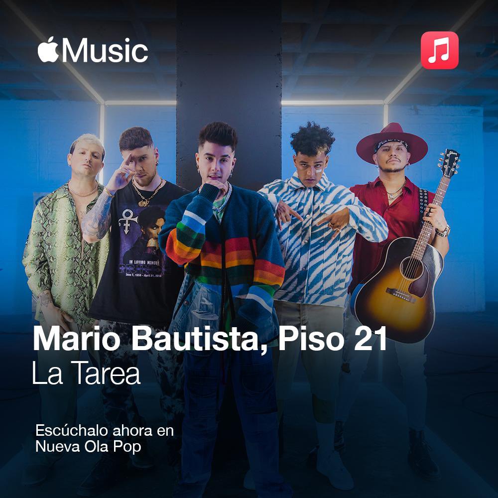 Equipooo ya escucharon LA TAREA en #NuevaOlaPop de <a href="/AppleMusicES/">Apple Music en Español</a> ? 🥵💙

apple.co/34cqd9I