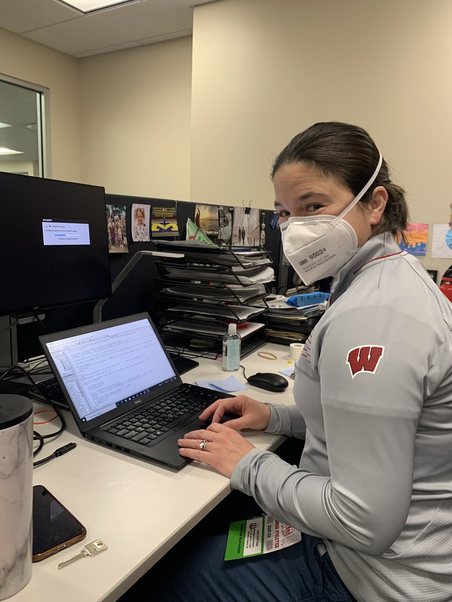 BadgerSportsMedicine (@badgersportsmed) on Twitter photo Jennifer Sanfilippo is our <a href="/UWBadgerAP/">BadgerAthPerformance</a> coordinator as well as our athletic trainer who works with <a href="/BadgerWGolf/">Wisconsin Women's Golf</a> <a href="/BadgerMGolf/">Wisconsin Men's Golf</a>
Here she is helping solve others’ problems - a daily occurrence for her. Thank you, Jen!
#NATM2022 Jennifer Sanfilippo is our <a href="/UWBadgerAP/">BadgerAthPerformance</a> coordinator as well as our athletic trainer who works with <a href="/BadgerWGolf/">Wisconsin Women's Golf</a> <a href="/BadgerMGolf/">Wisconsin Men's Golf</a>
Here she is helping solve others’ problems - a daily occurrence for her. Thank you, Jen!
#NATM2022