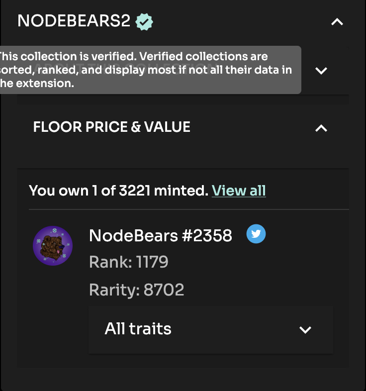 The second generation of <a href="/NodeBearsNFT/">NodeBears 2.0</a> have just arrived to NFTiers! 

Rarity, traits, floor prices and more can be found in the collection listing as well as the chrome extension

Scores &amp; ranks will change until fully minted.

nftier.tech/avalanche/node…
chrome.google.com/webstore/detai…