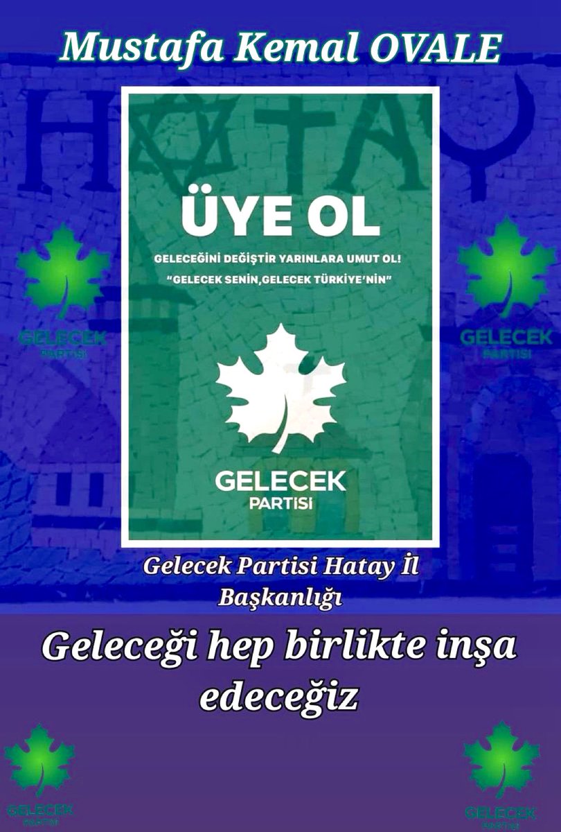 mustafa_ovale's tweet photo. Türkiye’mizi yönetebilecek donanımlı  kadrolarımızla Ülkemizin her yerindeyiz.
 Gelecek Hatay’ın Gelecek Türkiye’nin🇹🇷🇹🇷🇹🇷🇹🇷🇹🇷 https://t.co/MtArzBuQIy