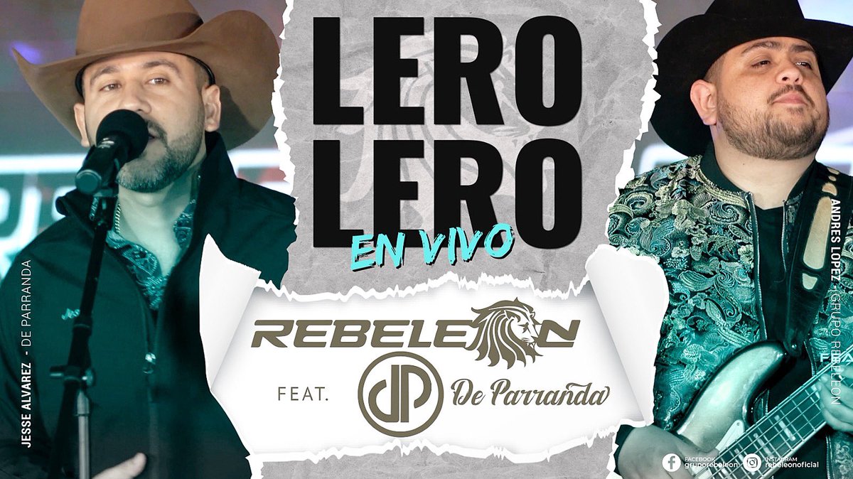 Que ávido raza HOY a las 6PM‼️ Rebeleon ft De Parranda LERO LERO se ESTRENA‼️ en nuestro canal de YOUTUBE/GrupoRebeleon 💃 Feliz Viernes para todos! LINK ⬇️⬇️⬇️ #Saborciiito #Rebeleon #Deparranda #Rawwr #LaBandaborracha youtu.be/LSCTFOEVYsk
