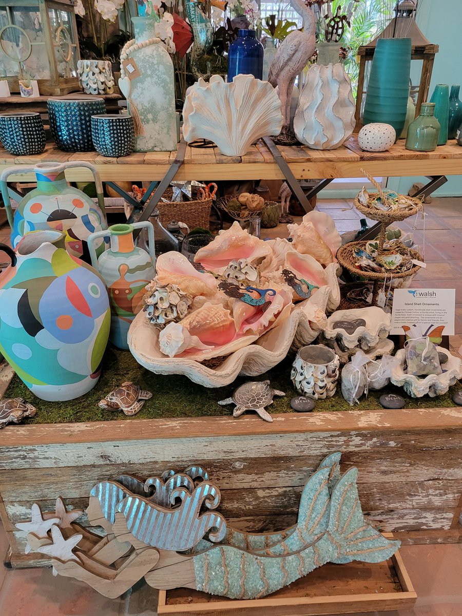 The 85th #Sanibel #ShellFestival is happening this weekend. We updated displays in the #garden shop with all our #shell related merchandise to honor the occasion. Hope to see you around the #island soon! 🐚 rswalsh.com/garden-center/ #sanibelisland #seashells #paradise #swfl #beach