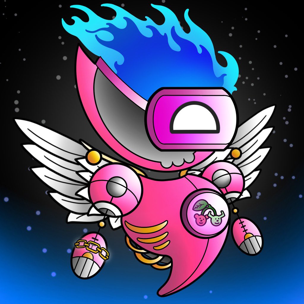 MrsFlecksible's tweet photo. What an absolutely insane creation by @moicreator_ the artist at @LumibotsNFT It couldn’t fit the IRL me more perfectly! Thank you for this gift! We’re building something bigger than ourselves. Can’t wait for all that’s ahead! 💗💙 @daviddauphin @flecks23 https://t.co/P0oRsWB49c