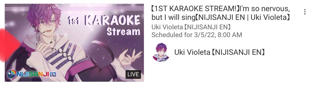 TakkunYu's tweet photo. #UkiLive #UkiVioleta 

Pain. Me and my friends are gonna hang out for the first time ever since quarantine and it just so happened we’re going to meet up 30 minutes after Uki’s karaoke stream starts I wanna cry. https://t.co/w8PqnbgwkI