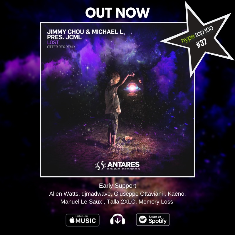 AntaresSoundRec's tweet photo. We are excited to see @otter_rex  remix of Lost from @JimmyChouMusic  and @MichaelLuiMusic has reached Beatport Hype Chart #37 today!!!💥💥💥

Huge thanks to all your support!🙏🙏🙏❤️➡️https://t.co/il8K7c5Ix7

#trancefamily #OUTNOW https://t.co/BPIDTFt9nG