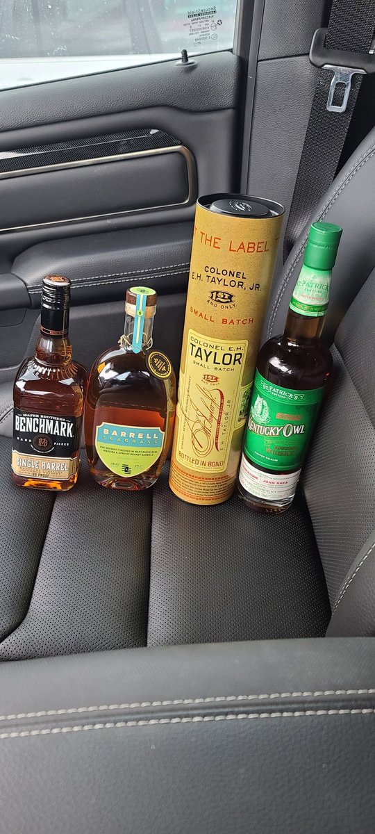Today's scores. Well I consider them scores. Cheers to a great weekend my bourbon friends!