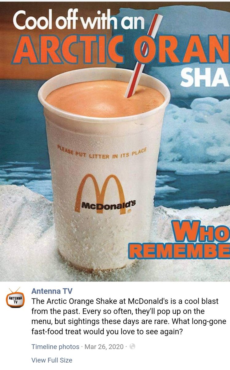 ChrisStamper54's tweet photo. This is good news, the Shamrock Shake is back. @McDonaldsCanada what would be even better news would be bringing back Arctic Orange!! This is what the summer of  '22 needs.  You can make it happens. Who's with me? Who remembers? #McDonalds #Summer22 #arcticorange https://t.co/zHIjxiiK4g