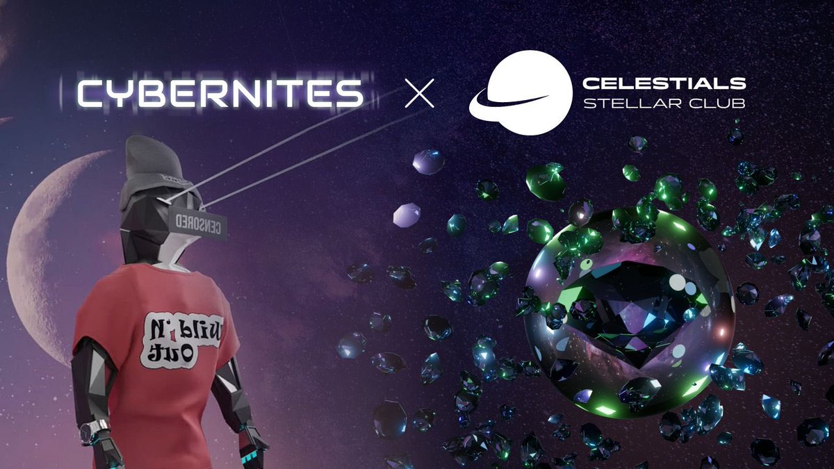 **EXCLUSIVE WL PARTNERSHIP** We’re partnering up with @celestialsclub .. a collection of 4,962 unique exoplanets with a multiplayer spaceship metaverse exploration game! 100 WL spots for CYBERNITES holders 🔥 Join our discord to find out more: discord.gg/cybernites