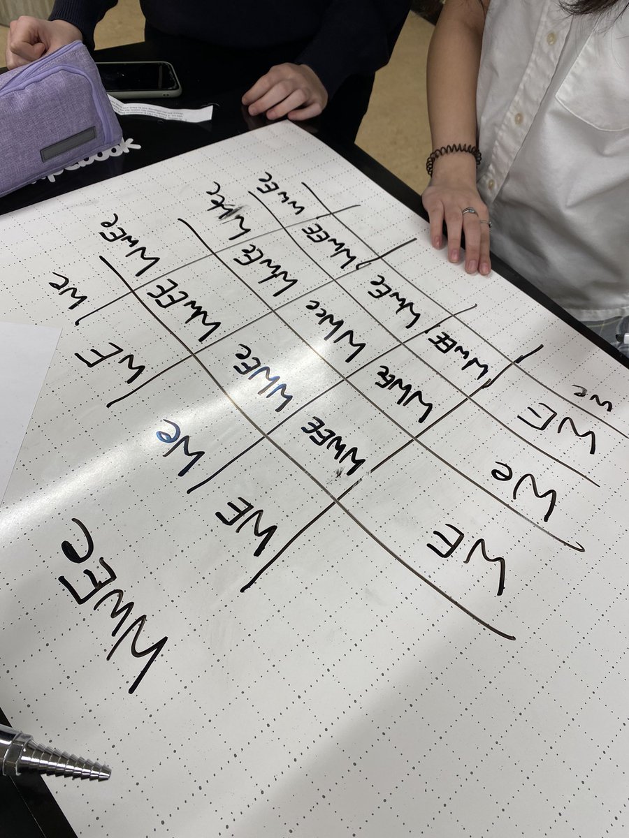 Punnett square relay races in #SBI3U #iteachscience #genetics 🧬🏃🏽‍♀️🏃🏽