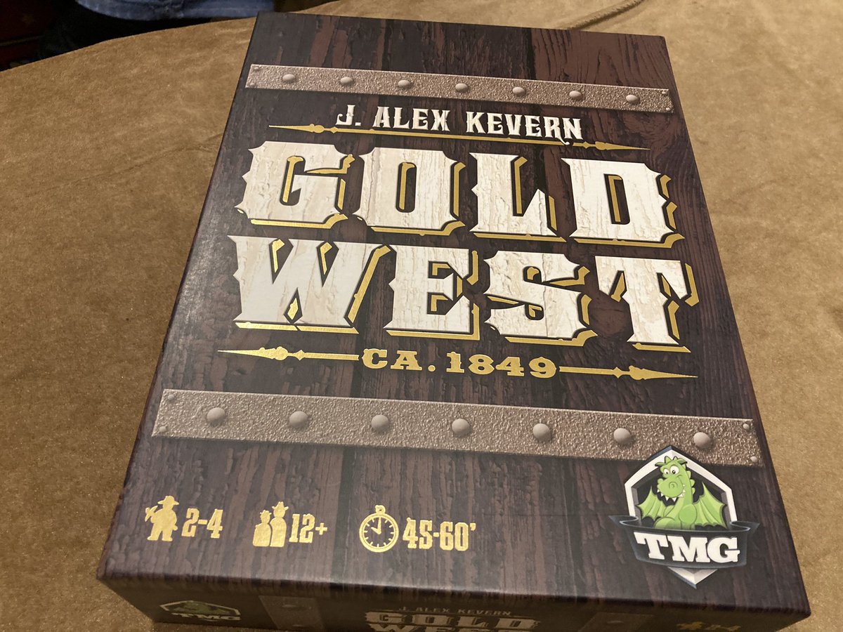 sugar_ray1956's tweet photo. #GoldWest
個人ボードに置かれた資源駒でマンカラやって、メインボードにテント駒を置いて資源を獲得しながら陣取りやったり、マジョリティ争いしたり。
何やっても点数になるけど、だからこそ効率の良い手が必要か。
同じTMG社のクルサイダーに通じる。
90分ゲーム、ヨシっ👈
#999bg https://t.co/I9BcHfC703