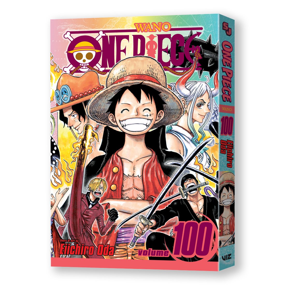 VIZ on X: Cover reveal! ☠️ One Piece, Vol. 100 releases August