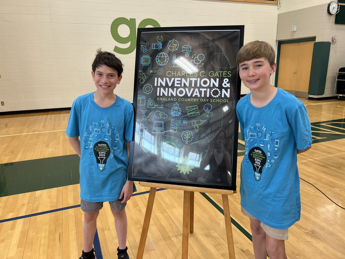 Graland's tweet photo. Congratulations to these Grades 7/8 Gates Invention &amp; Innovation Winners! 🎉 To learn more about their inventions, visit https://t.co/d0U5eWI6HN ⚙️ #GoGraland https://t.co/s5exJt2RfL