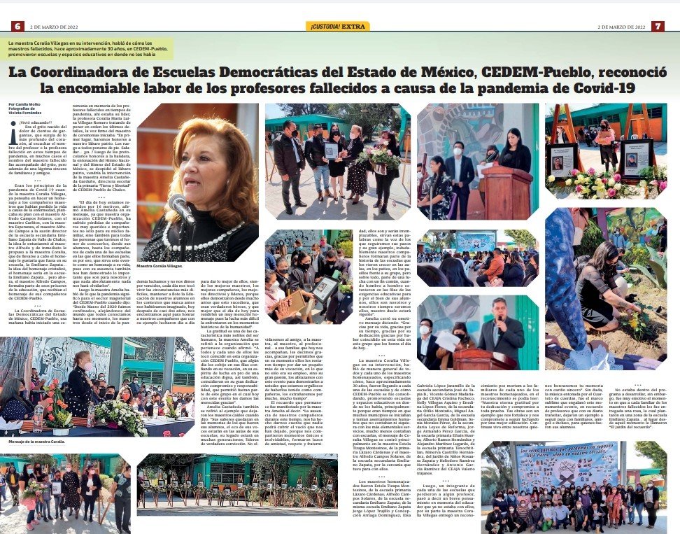 epo342's tweet photo. La CEDEM pueblo realiza merecido homenaje a maestros que entregaron su vida entera en la formación de mejores personas #compromisoeducativo https://t.co/hylfWOqd86