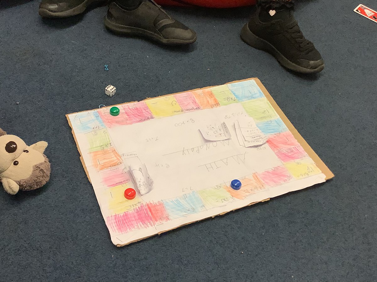 YarmPS's tweet photo. What a great afternoon we've had playing the maths games that the children have made. Well done Year 4, they are great fun and help us with our maths learning too! #year4 #ypsmaths https://t.co/1kUgaEIQkj