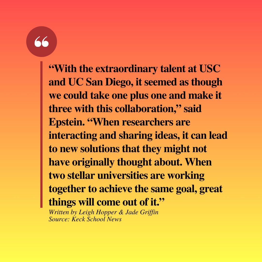 Thank you to the Epstein Family Foundation for their generous donation to @UCSanDiego & @KeckMedUSC for the advancement of Alzheimer's Research! Read the full article here: tinyurl.com/4b5c95ak