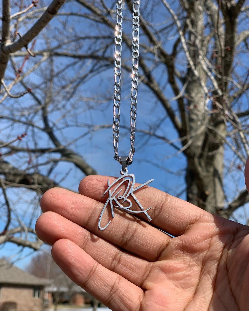 KlothesK's tweet photo. KBK LOGO PENDANT
STAINLESS STEEL 18” NECKLACE IS NOW AVAILABLE 
$45 LINK IN BIO https://t.co/2acVWNdMUA