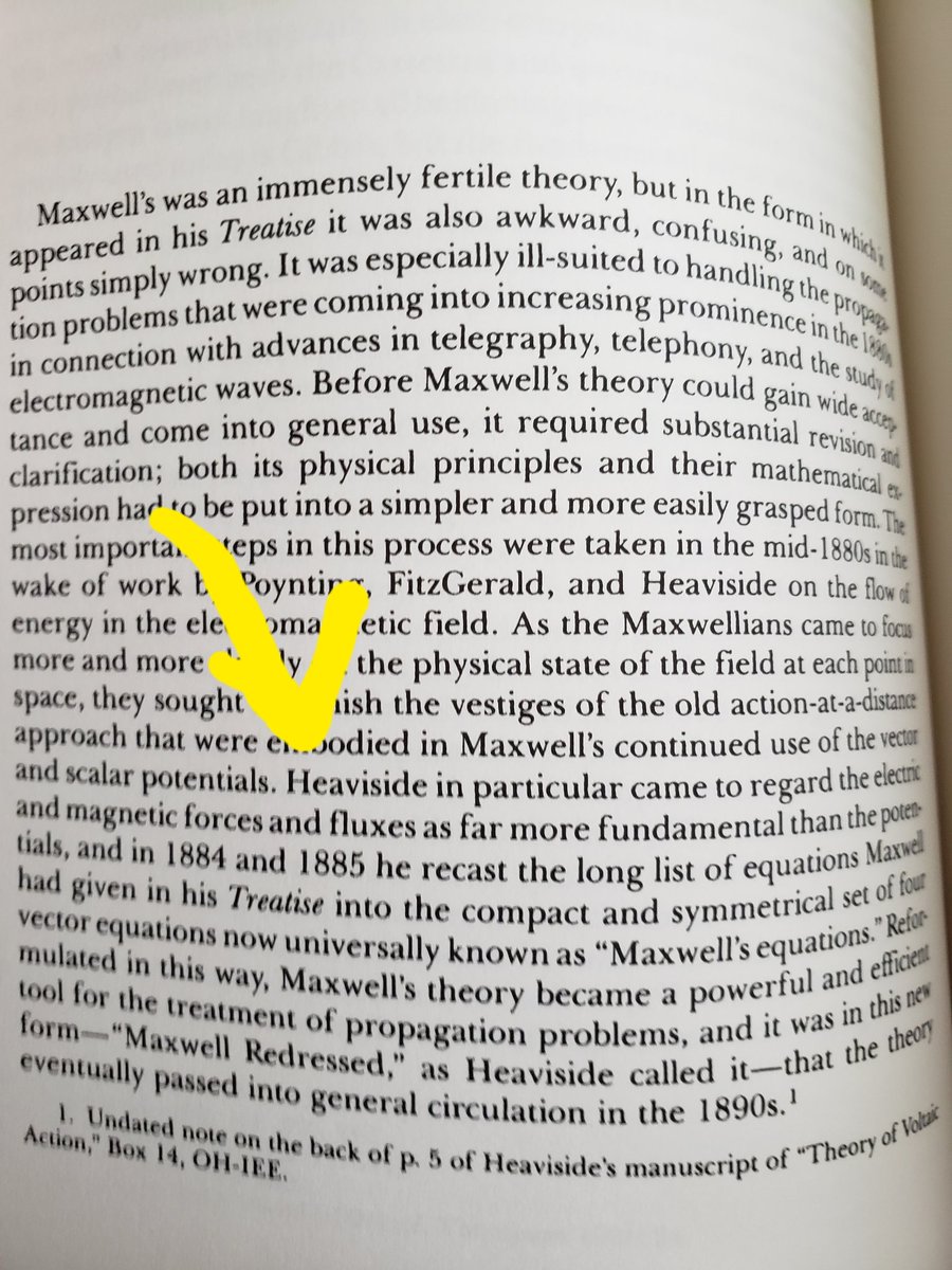 hilbertarina's tweet photo. Guess who wrote Maxwell's equations! Oliver Heaviside! https://t.co/kotRuvkrqP