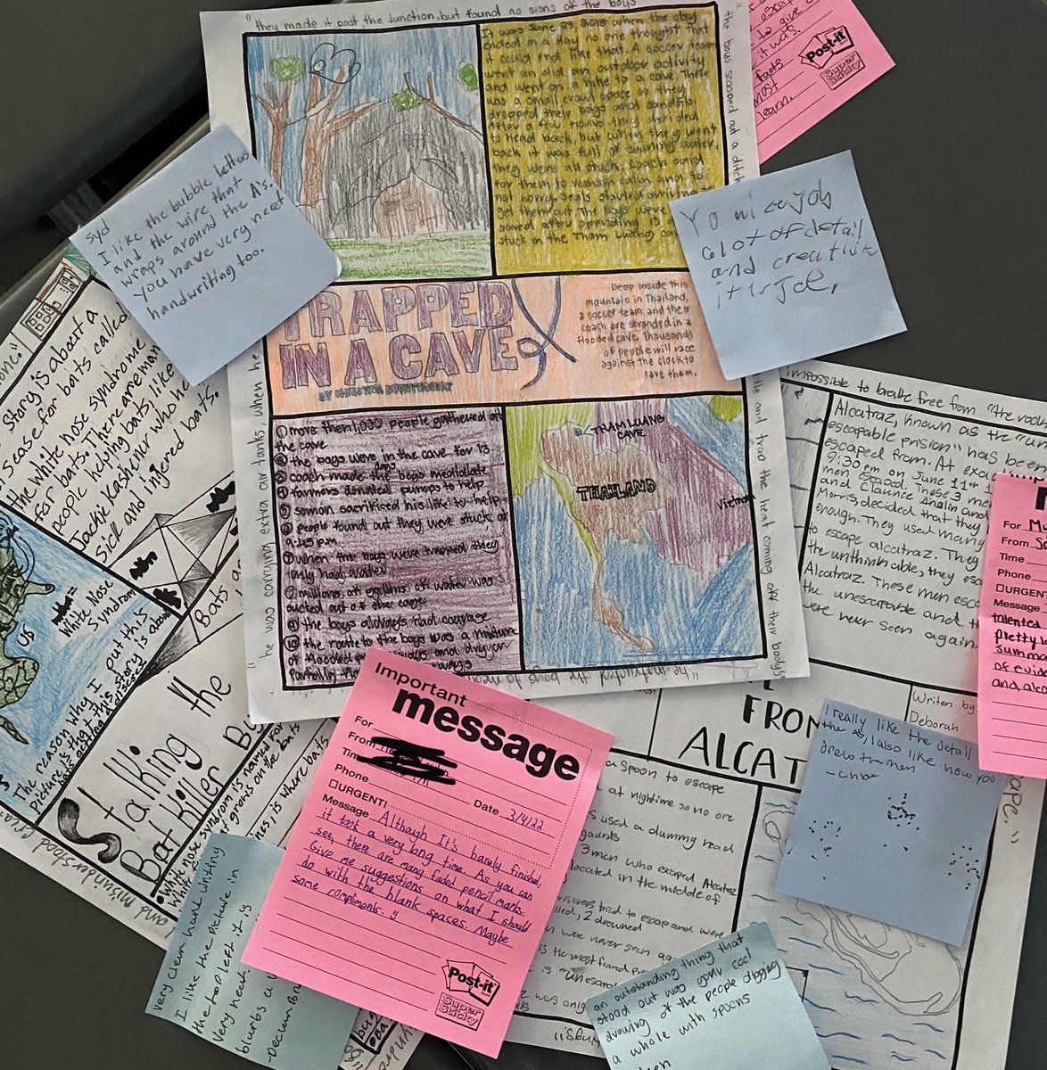melissa_osmun's tweet photo. Ss created narrative nonfiction one pagers then shared their work in a peer review musical chairs activity. @melissa_osmun @ThompsonMiddle https://t.co/K0yZ2weKko