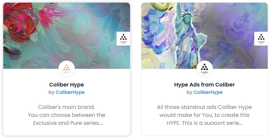 ColiberHype's tweet photo. Briefly about #ColiberHype #NFT collections:

▶️ Hype Ads from Coliber
#polygon -based 
Already started! /No gas fee.
https://t.co/XQoL8AQFGS

▶️ Coliber Hype - Main Brand
#ethereum -based 
Soon available 🔥✨
https://t.co/JZgyW77Vwo

Are You curious about what's there?

Cheers! https://t.co/Fr6e8RnVGE