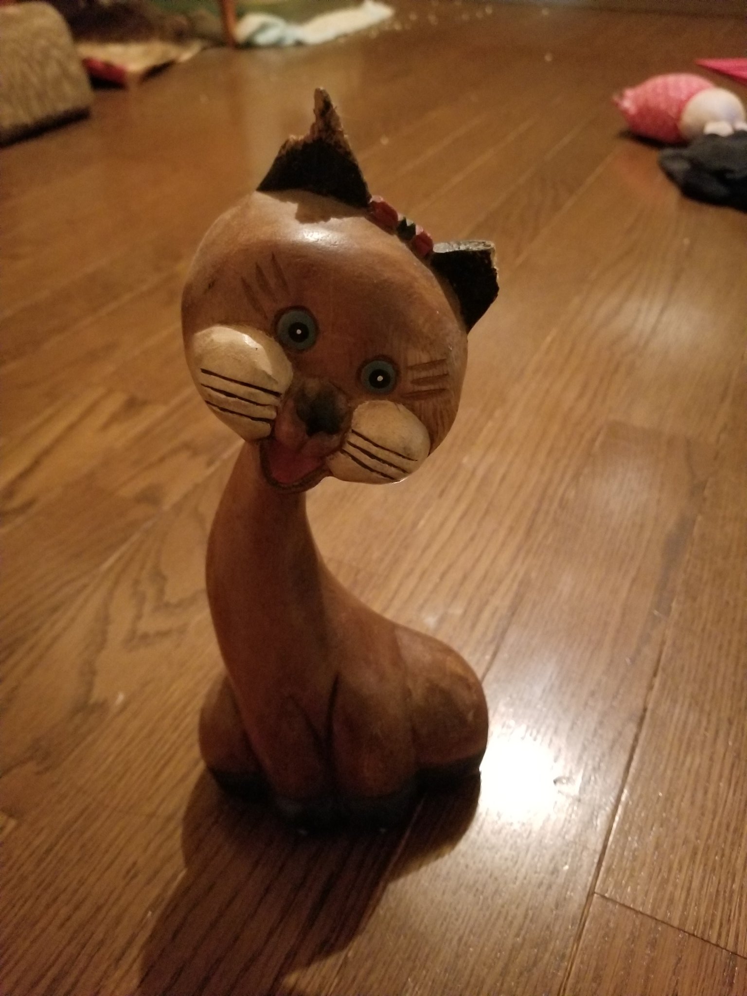 呪いをかけられる猫の置き物　呪物　曰く付き 物書きモトタキ on X: 