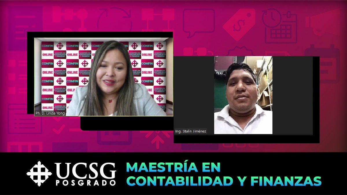 ConfinU's tweet photo. Seguimos en el proceso de admisiones a nuestra primera promoción de la Maestría en Contabilidad y Finanzas UCSG modalidad online !!!

Más información del programa: https://t.co/EJLfW6deFs………………

#confinucsg #confin #UCSG #SomosUCSG  #MaestríasUCSG #PosgradoUCSG https://t.co/bUzgQvWkZu