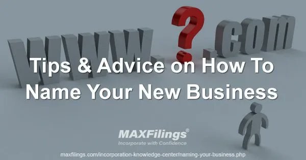 MaxFilings's tweet photo. Are you ready to launch a #smallbusiness? Get our top tips for choosing the perfect name for your new business.. https://t.co/Rk7wI1i8mO https://t.co/xIDr2t7p8B
