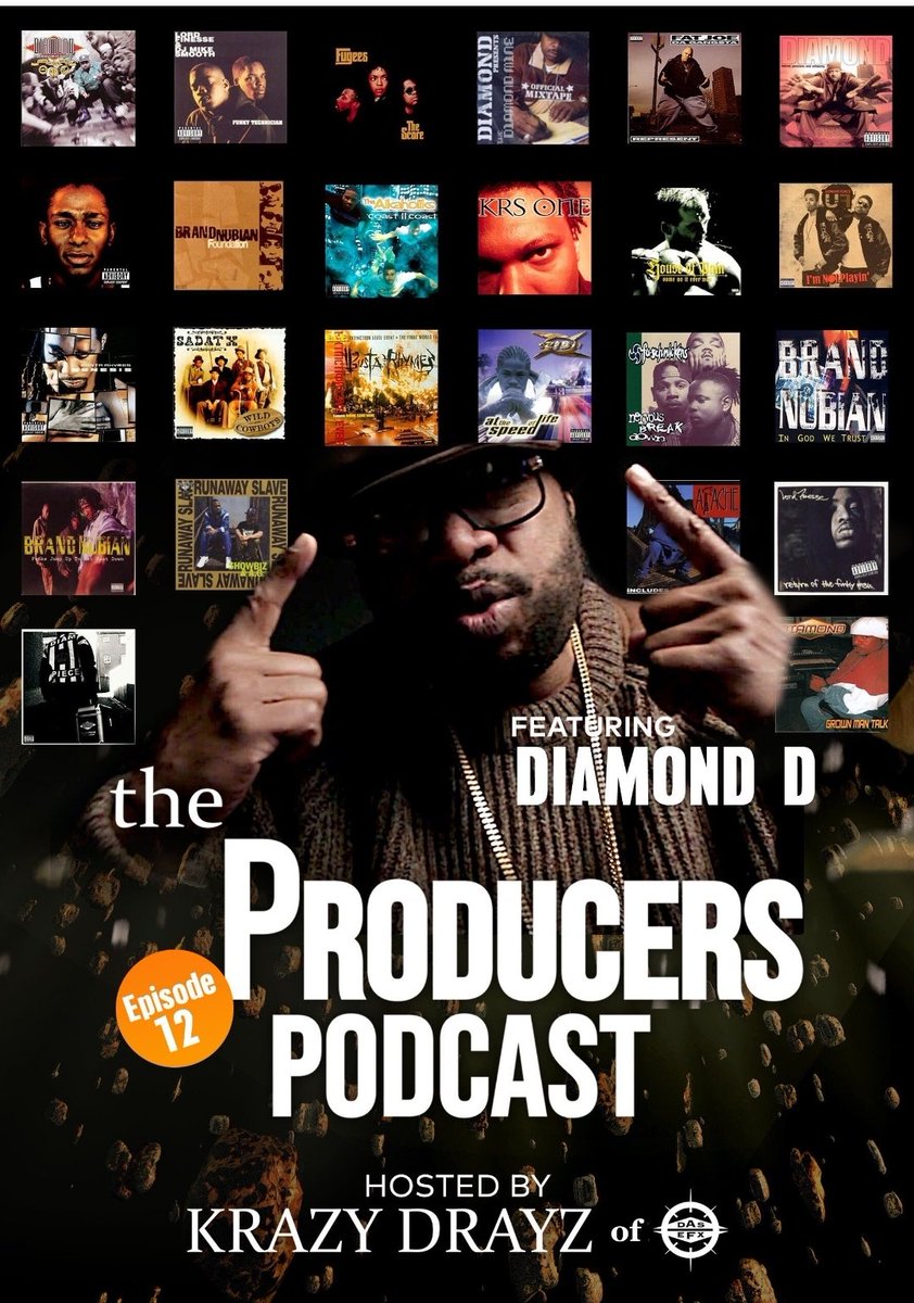 TheProducersPo's tweet photo. Ep 12 Producer @diamondditc now available on The Producer's Podcast YouTube Ch at the link below 
Hosted by @KrazyDrayz
https://t.co/UhroK19EvO
 #diamondd #ditc #bronx #fatjoe #hiphop #ukraine #russia #theproducerspodcast https://t.co/R6CicxgaKF