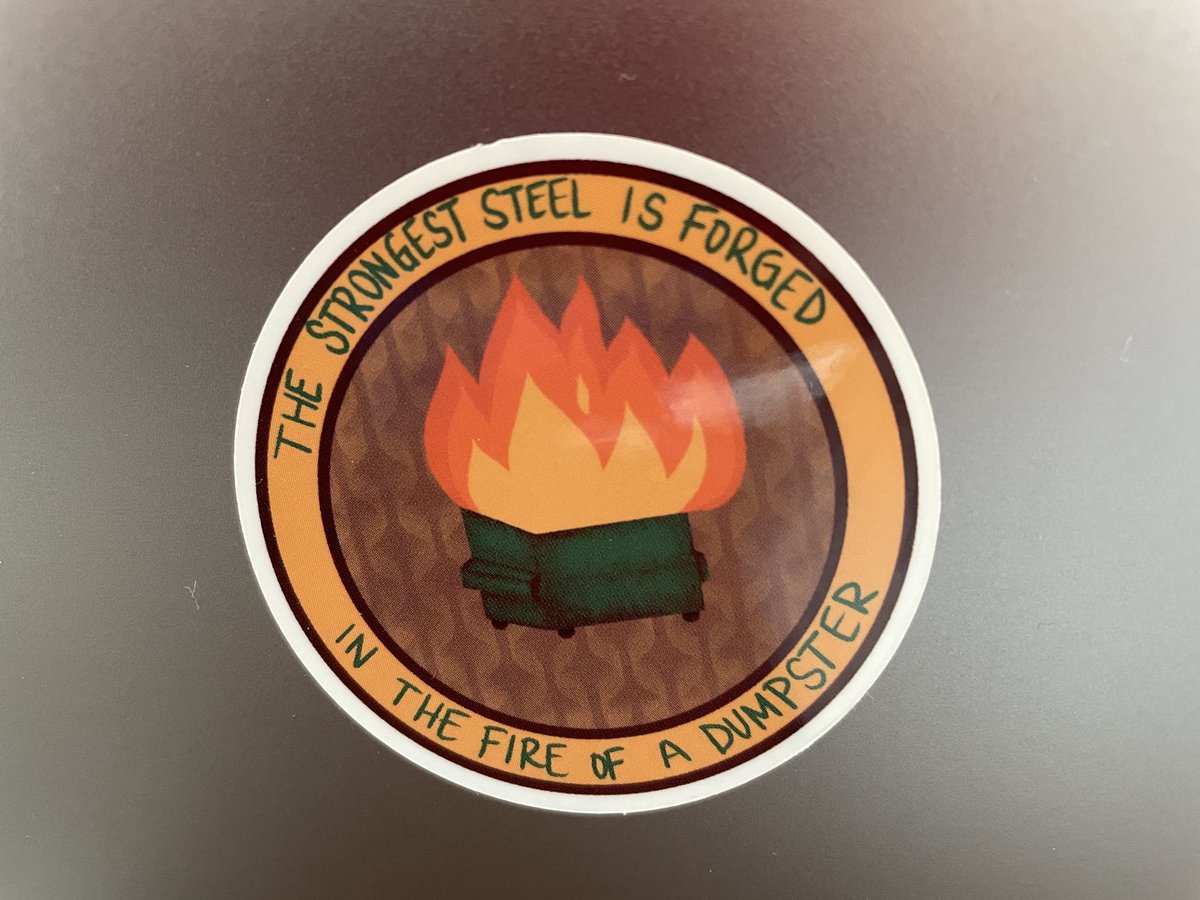 Very proud of this new laptop sticker I ordered off of Etsy.