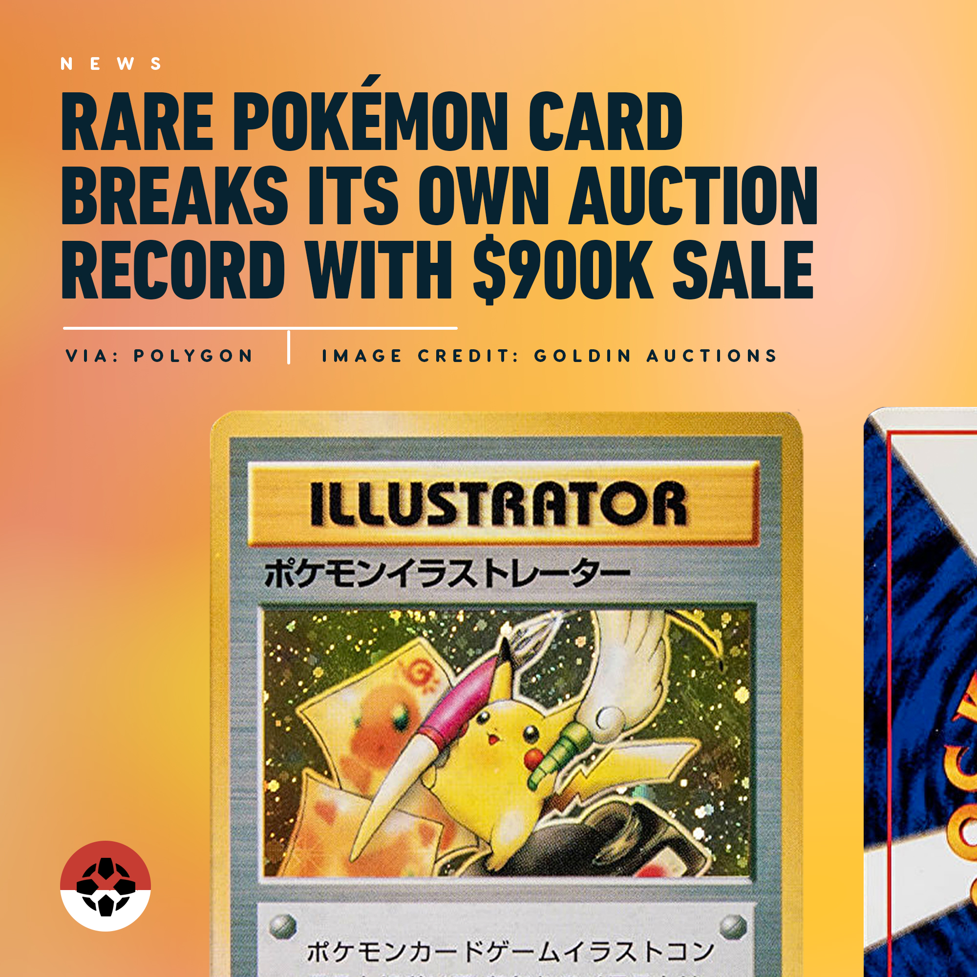 Rare Pikachu Illustrator Card Up For Auction on