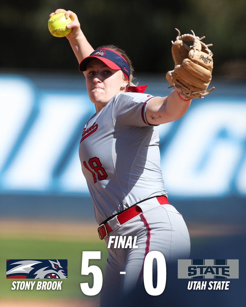 StonyBrookSB's tweet photo. 𝗦𝗘𝗔𝗪𝗢𝗟𝗩𝗘𝗦 𝗪𝗜𝗡 ‼️

Dawn tosses a gem en route to our first dub on the West Coast 💪

🌊🐺 x #NCAASoftball https://t.co/N5lpydwZiD