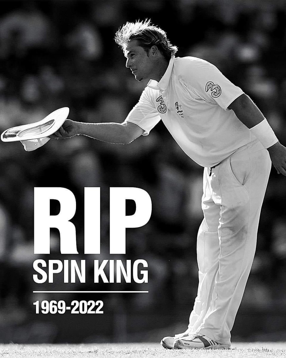 Very sad news, Australian legend and one of the best cricketers in the world <a href="/ShaneWarne/">Shane Warne</a> has passed away. My thoughts and prayers are with his family, friends and fans across the globe. #RIPWarne 🙏