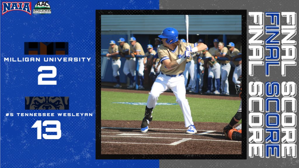 twbulldogs's tweet photo. A pretty day saw #5 @TwuBaseball win the first game of the @AACsports series against Milligan University 1⃣3⃣-2⃣ in seven innings. Parker Stinnett (3-3, 3B) and Cayle Webster (2-2, HR) each had 4 RBIs. Livan Reinoso also hit a 💣. Robert Gonzalez (9 Ks) got the win.
@DPASports https://t.co/nVaPjCSWVX