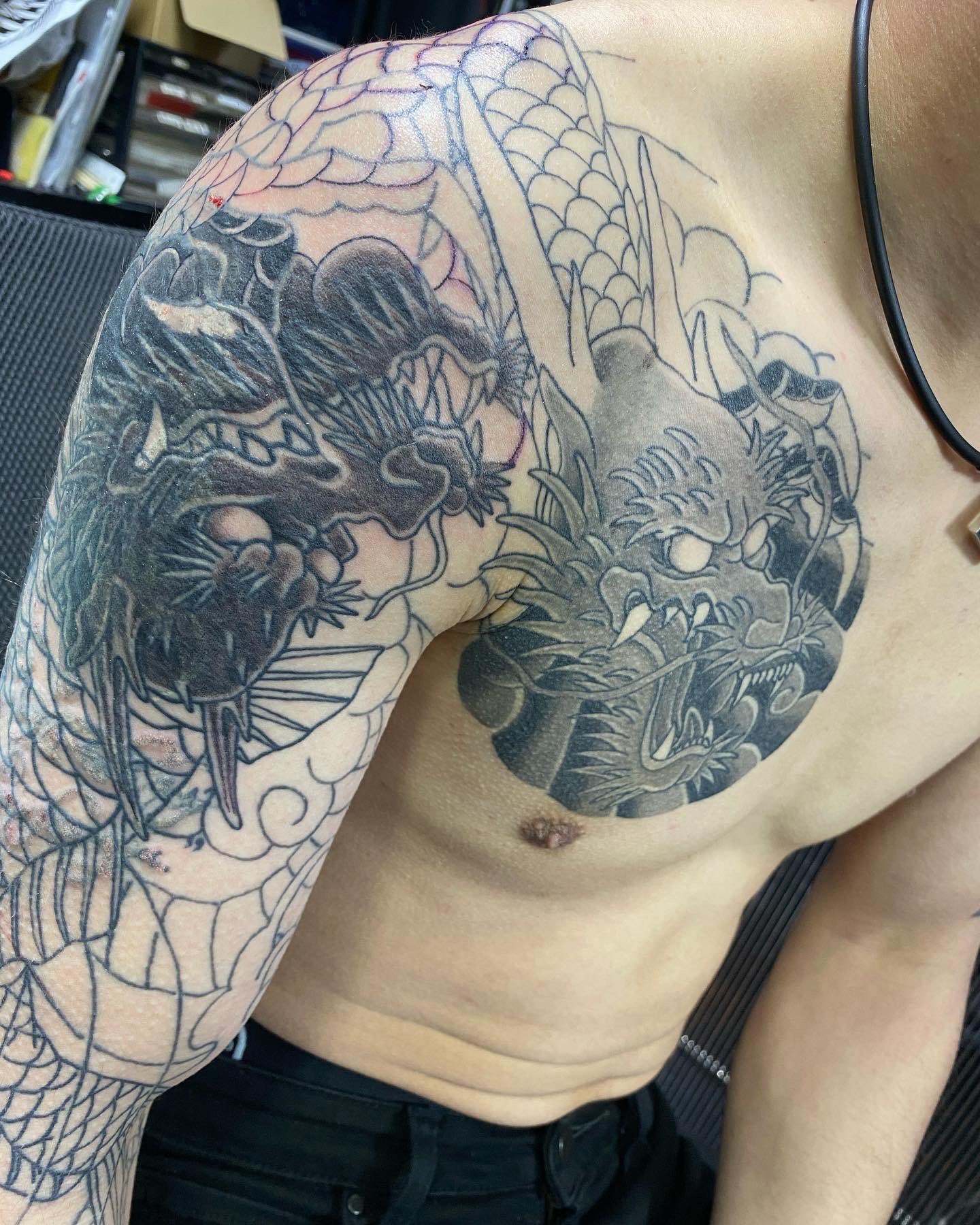 パウスカート♡ オーダー　トライバルタトゥー　ジンジャーレイ　一点のみ‼️ ネコトライバル #Tattoo #高知タトゥーワンポイント #タトゥー