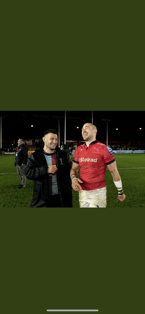dannycare's tweet photo. We reckon over 350 games played together, tonight was the first time on opposite teams. So good to see my mate back at his ground and he’s still got years left in him! ❤️ @mikebrown_15 https://t.co/2jM7hELc1Q