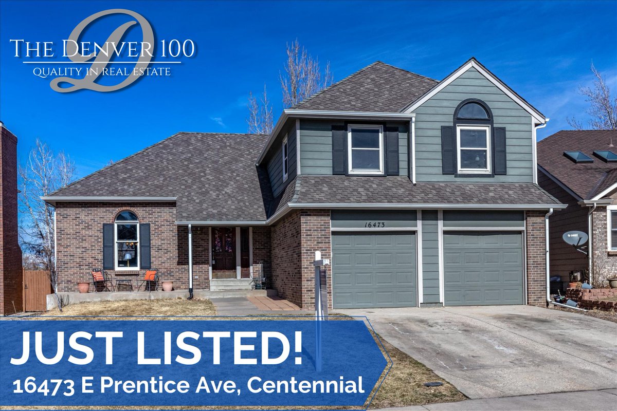 #JustListed ‼️

🏡 16473 E Prentice Avenue, Centennial, CO 80015

*2,534 sqft + 620 in the basement
*6 bed, 4 bath
*Main floor bedroom/office
*Finished basement with another bedroom, kitchenette, and bathroom

Virtual Tour:
👉 hd.pics/487334 👈