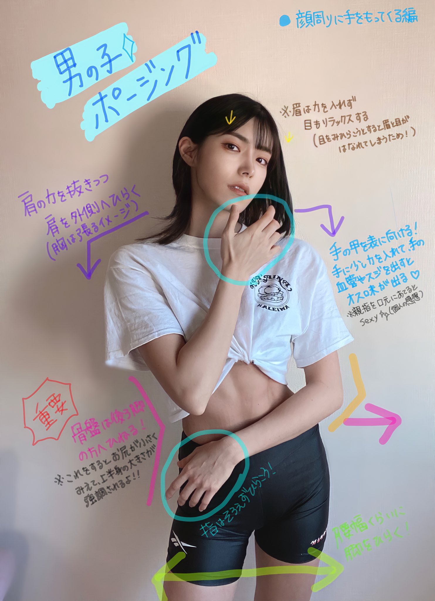 桃戸もも 顔周りに手を持ってくる時 の コスプレのポージングで気をつけてるポイントをまとめてみました 女装と男装で顔に当てる指 表情筋とか結構変えてます 少しでもレイヤーさんの参考になれば T Co Xx1anpf5eb Twitter