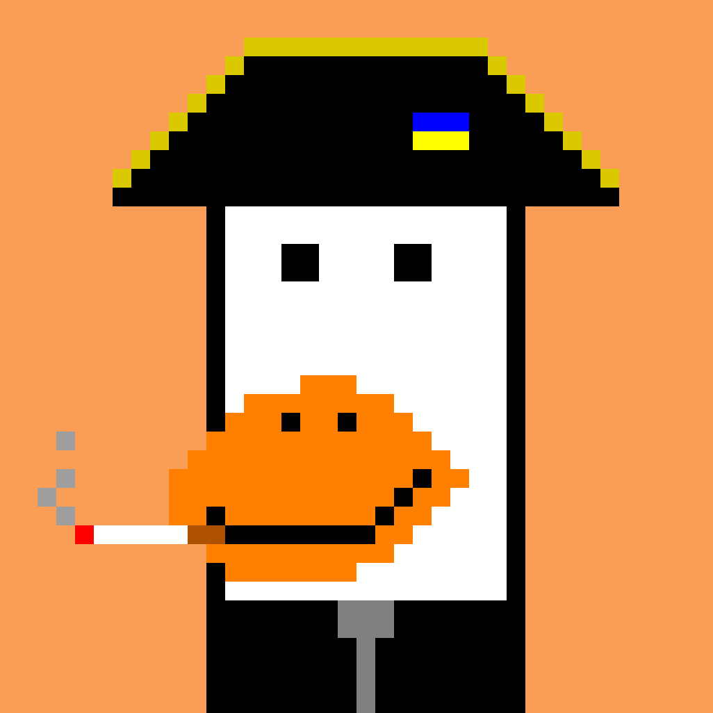 Cryptoducks__'s tweet photo. Ukranian duck 2/3 now available on Opensea. Price: 0.008 ETH. If it is sold all the money will be donated to those affected by the war. 
https://t.co/mjDKrIRi7T
#art #nftart #cryptoart #nftartist #nftcollector #NFTCommunity  #artist #NFTCollection  #NFTs #NFT #photography #NoWar https://t.co/hwk6Lz1a1i