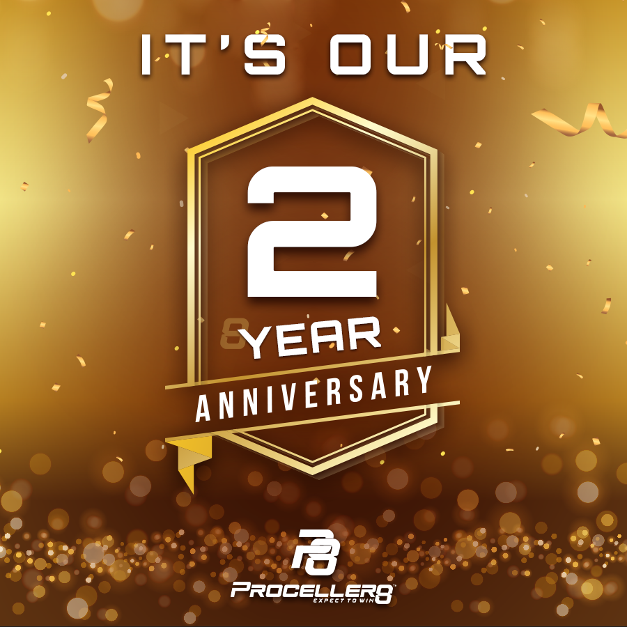 It is our 2nd Year Anniversary! Thank you all for the continued support. #Proceller8 proceller8.com