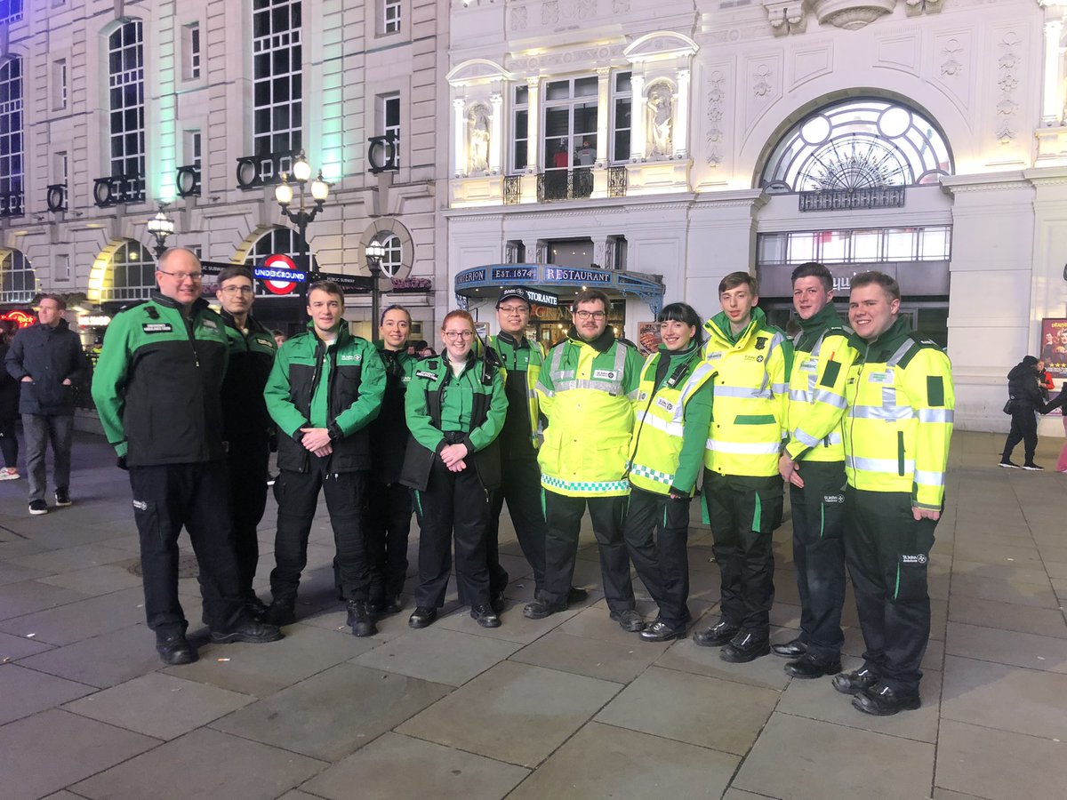 Great to be leading a team of SJA volunteers tonight supporting Night Stars in #soho #stjohnpeople #sjastudents <a href="/stjohnambulance/">St John Ambulance England</a> <a href="/CityWestminster/">Westminster City Council</a>