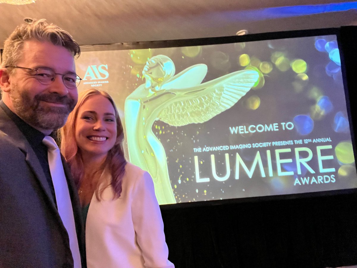 magnopus's tweet photo. Celebrating at the Lumiere Awards...Expo Dubai Xplorer scooped 'Best in AR'!  Shout out to the talented @expo2020dubai and Magnopus teams and our awesome partners. 👊 @AISLumieres https://t.co/LByo08rYEl