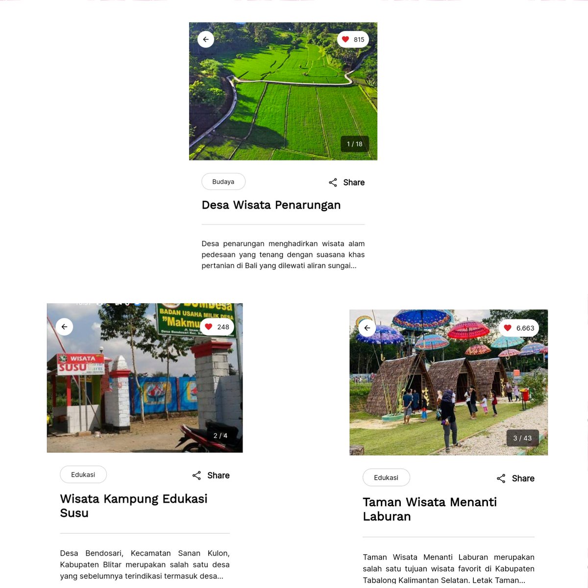 Desa Wisata Nusantara 
#05 Maret 2022
<a href="/halimiskandarnu/">ABDUL HALIM ISKANDAR</a> 
<a href="/taufikmadjid71/">IG : taufik.madjid</a> 
<a href="/malik_haramain/">malikharamain</a> 
<a href="/imansyukri/">Iman Sukri</a> 
<a href="/LuthfiyahNurla1/">Luthfiyah Nurlaela</a> 
@yusradaridesa 
<a href="/SukoyoKasekpro/">Sukoyo</a> 
@kemendespdtt
<a href="/P3MDKalteng/">P3MD PROV KALTENG</a> 
<a href="/P3mdBaritoUtara/">P3MD Barut Kalteng</a>