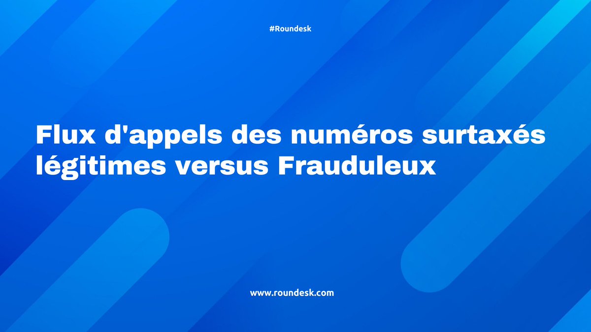 Roundesk_Tech's tweet photo. La mise en place d'un numéro surtaxé ne signifie pas pour autant qu'il s'agit d'une activité frauduleuse. Certaines entreprises stimulent légitimement le trafic vers leur numéro surtaxé par des moyens légaux, comme la publicité. https://t.co/7RtMQOKQ6c
#roundcall https://t.co/oGqvHW19tI