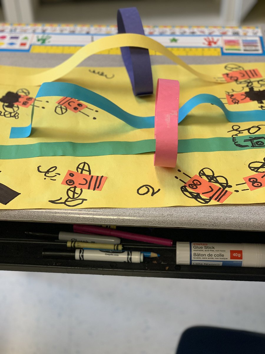 WildRoseEle's tweet photo. 1L Art - what can you make with strips of paper? So much creativity! @StAlbertPublic https://t.co/V6zNdcYYyT