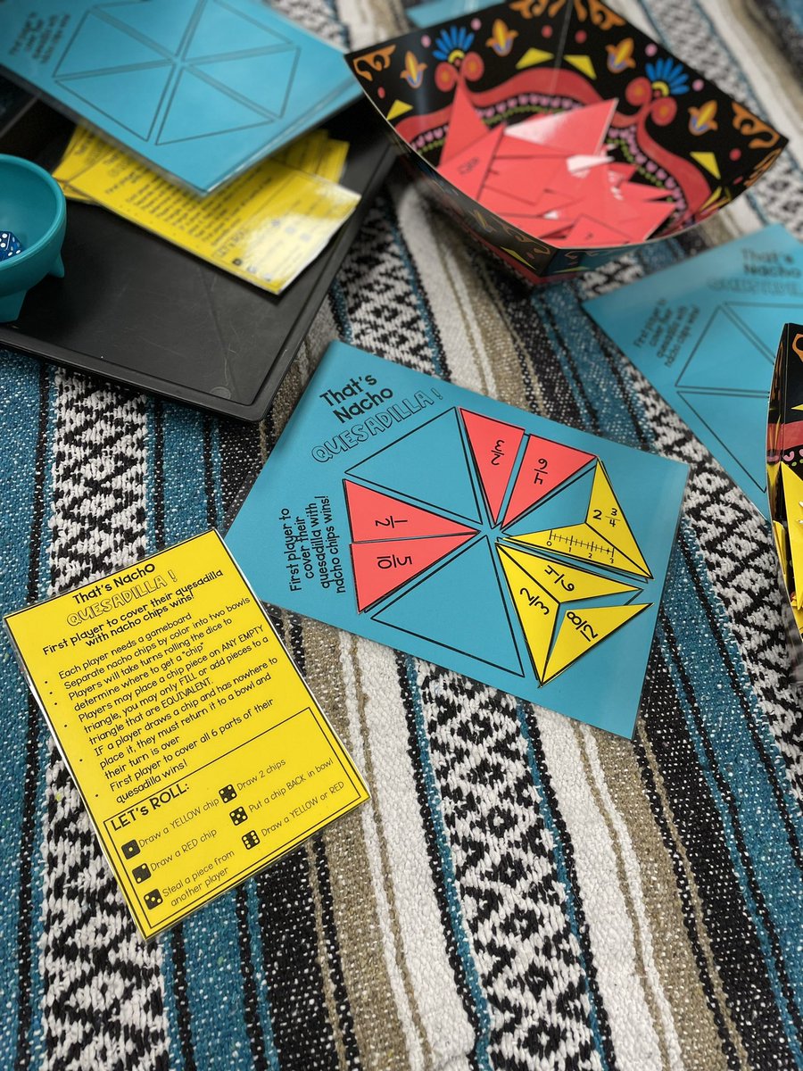 LeMeilleur4thgr's tweet photo. Fraction Fiesta Friday! Who wouldn’t review for chips and queso or salsa??? We turned a game of spoons into TACO and found all the equivalents! #ACEcubs #ACE4thgrade #4thgraderocks https://t.co/o2TGrQ2Cxr
