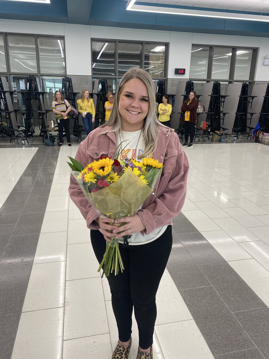 Congratulations to Reeves’ Teacher of the Year, <a href="/Ally_Grimmett/">Ally Grimmett</a>! We are so fortunate to have you and are grateful for the work you do for our students and their families! #ReevesAchieves