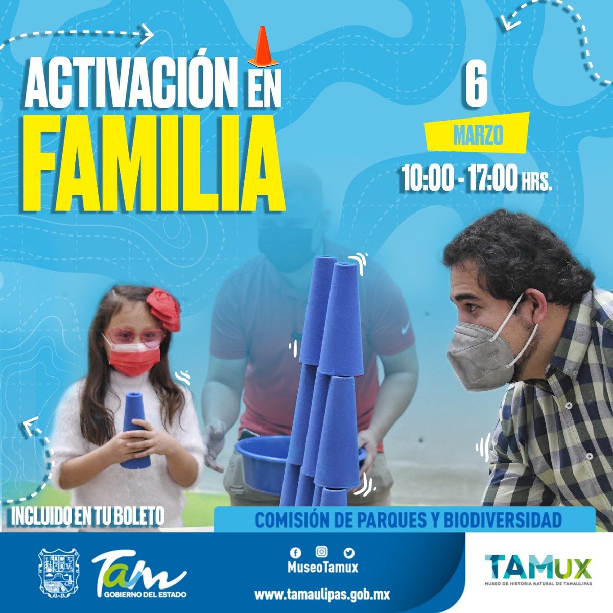 ¡Este día internacional de la familia disfruta de los divertidos retos que tenemos preparados para ti! 🏛️🦕🏃🦣🏃‍♀️👨‍👩‍👧‍👦

¡Actívate en familia, aprende y diviértete en tu #MuseoTAMux! 🪨⛏️🎨🌎🐊

¡Agrégalo a tu agenda, te esperamos!🦖

#CdVictoria 
#Tamaulipas