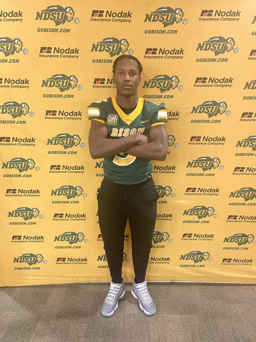 had a great visit at NDSU today! Thanks for inviting me!@CoachGrantOlson